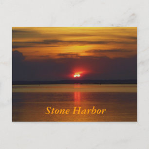 Cartão Postal Pôr do Sol em Stone Harbor