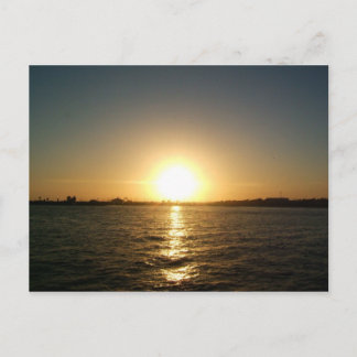 Cartão Postal pôr do sol em tampa florida