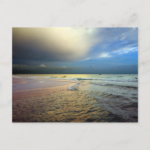 Cartão Postal Por do sol em uma praia de Anna Maria