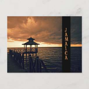 Cartão Postal Pôr do sol jamaicano
