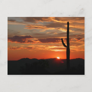 Cartão Postal Pôr do sol no Arizona--Impressionante
