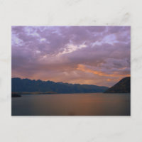 Pôr do sol no Lago Wakatipu, Queenstown, NZ
