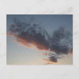 Cartão Postal pôr do sol no meio oeste