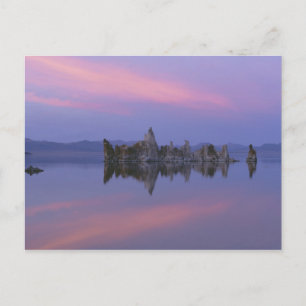 Cartão Postal Pôr do sol no Mono Lake, CA.