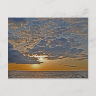 Cartão Postal Pôr do sol no rio Rappahanock