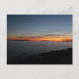 Cartão Postal pôr do sol pelo lago, Kingston, Ontário, Canadá