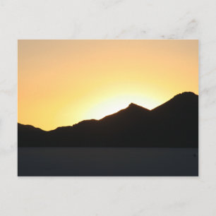 Cartão Postal pôr do sol uyuni