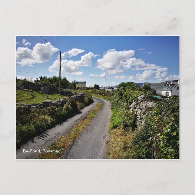 Cartão Postal Por estrada, Rostrafc (Frente)