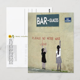 Cartão Postal Por Favor, Não Mais Guerra / Amor, Normandia, Fran