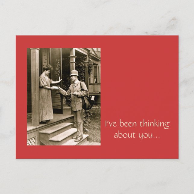 Cartão Postal Por favor, Sr. Carteiro (Frente)