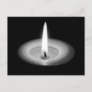 Cartão Postal Por luz de Candle