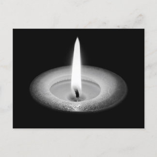 Cartão Postal Por luz de Candle