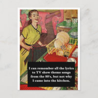Por Que Eu Entrei Na Cozinha Vintage Engraçado