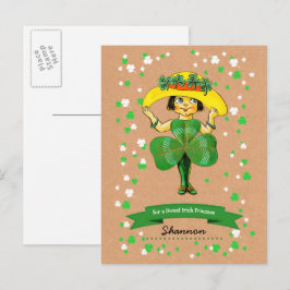 Cartão Postal Por uma doce Rua irlandesa da Princesa.