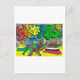 Cartão Postal Porcentagem de múmias de Cortar