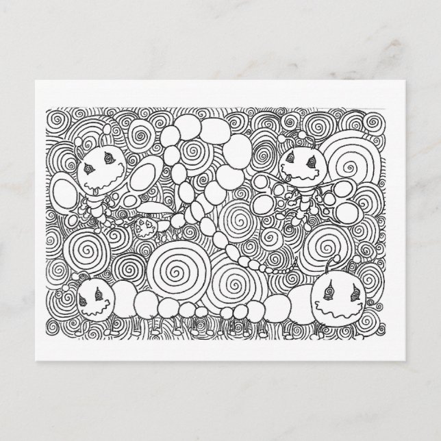 Cartão Postal Porcentum Bugz (Frente)