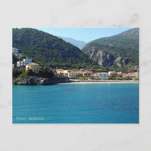 Cartão Postal Poros - Kefalonia (Frente)