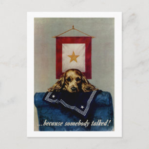 Cartão Postal Porque Alguém Falou