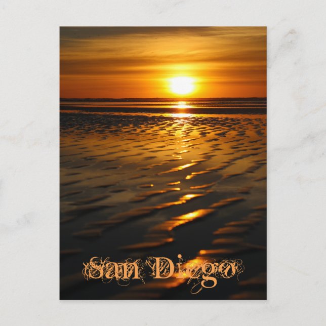 Cartão Postal Pôrs do sol sem fim (Frente)