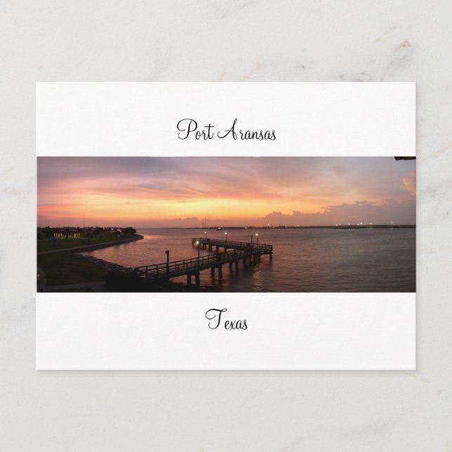 Cartão Postal Port ArKansas (Panorâmica) #6 Cartão-postal (Frente)