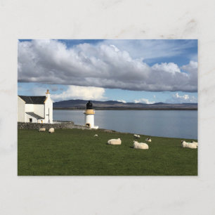 Cartão Postal Port Charlotte Lighthouse, Ilha de Islay, Escócia
