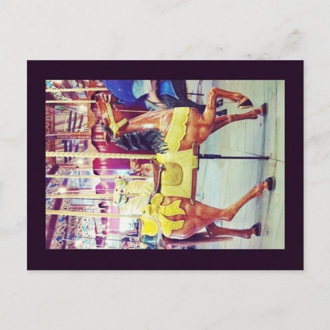 Cartão Postal Port Dalhousie Carousel (Frente)