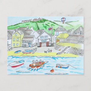 Cartão Postal Port Isaac, Cartão-postal Cornwall