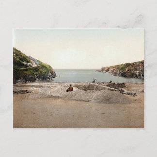 Cartão Postal Port Isaac, Port Gavern, Cornwall, Inglaterra c.18