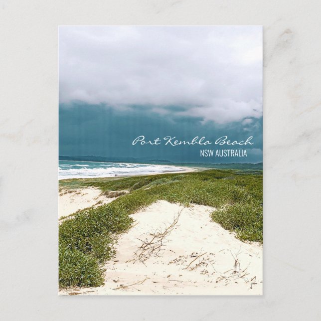 Cartão Postal Port Kembla Wollongong Beach NSW (Frente)