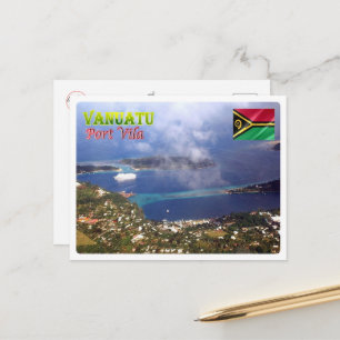 Cartão Postal Port Vila - Vanuatu - Vista aérea -