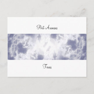 Cartão Postal Porta ArKansas (Panorâmica) Nuvens #2 Cartão-posta
