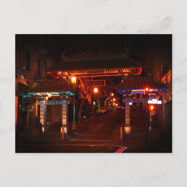 Cartão Postal Porta Chinatown nº 2 do San Francisco Chinatown (Frente)