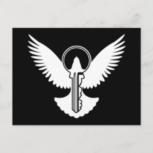 Cartão Postal Porta com Chave