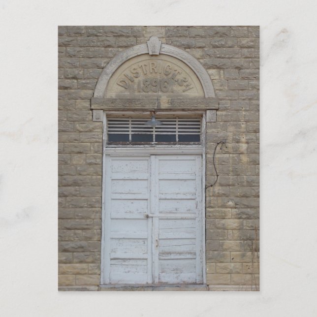 Cartão Postal Porta da Escola (Frente)