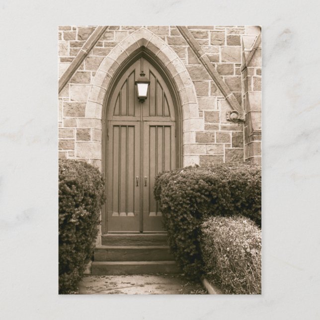 Cartão Postal Porta da Igreja (Frente)