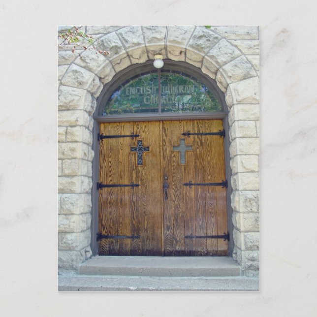 Cartão Postal Porta da Igreja (Frente)