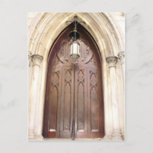 Cartão Postal Porta da igreja