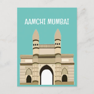 Cartão Postal Porta da Índia de Mumbai Viagem