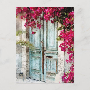 Cartão Postal Porta de algodão