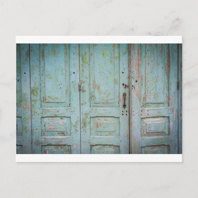 Cartão Postal Porta de Vintage (Frente)