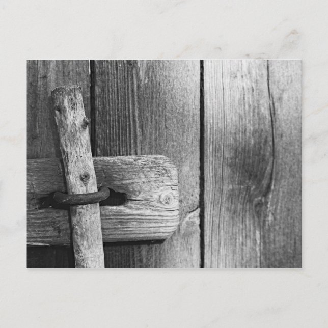 Cartão Postal Porta do celeiro velho 4 (Frente)