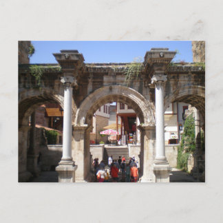 Cartão Postal Porta do Imperador Romano Hadrian
