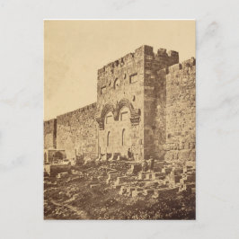 Cartão Postal Porta do Ouro em Jerusalém