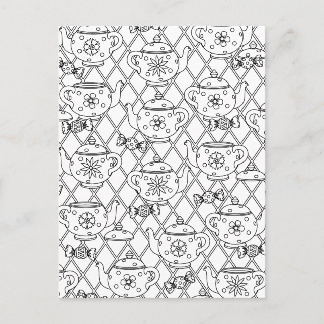 Cartão Postal Porta do Pote do chá (Frente)