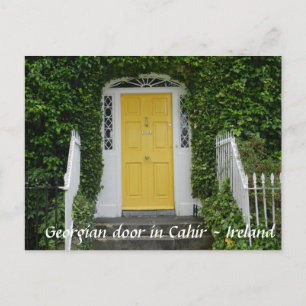 Cartão Postal Porta georgiana em Cahir - Irlanda