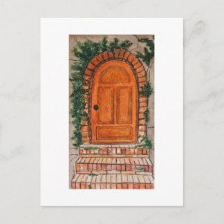 Cartão Postal Porta laranja