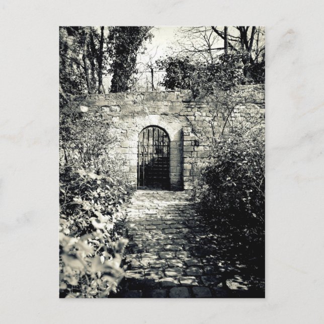 Cartão Postal Porta na parede (Frente)