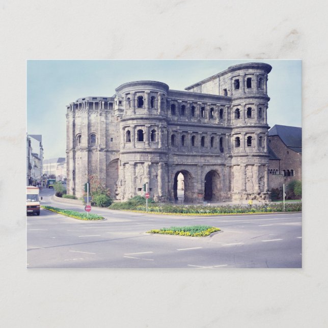 Cartão Postal Porta Nigra, século 4 (Frente)