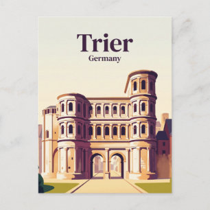 Cartão Postal Porta Nigra, Tréveris Alemanha