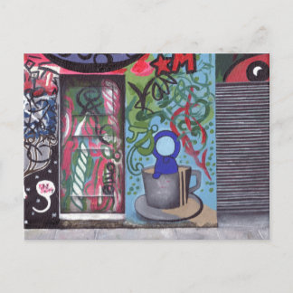 Cartão Postal Porta oculta